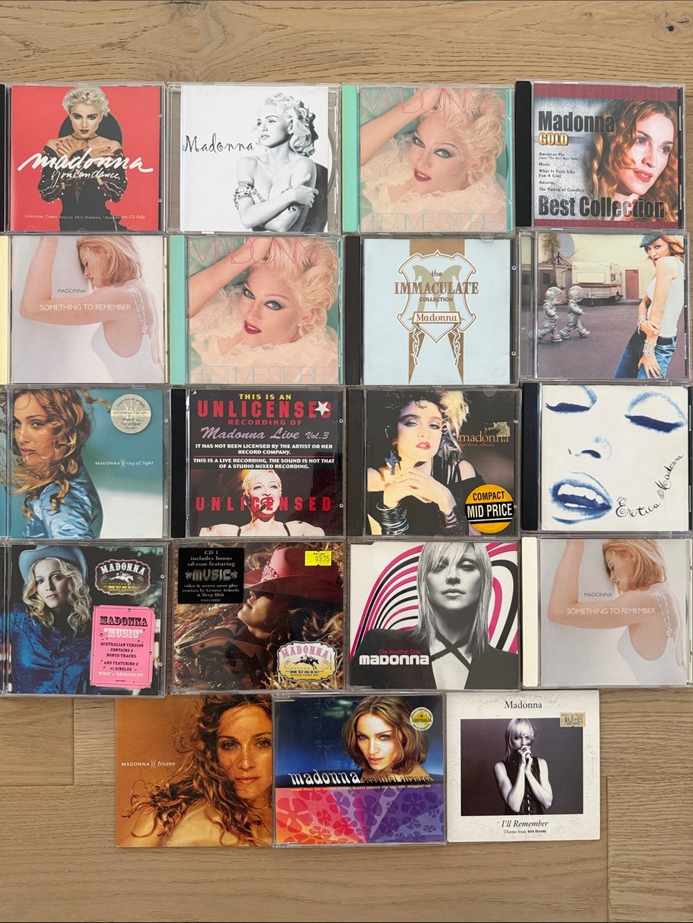 Madonna Collection - Assorted Album CD Set (White, Pink, Black)
